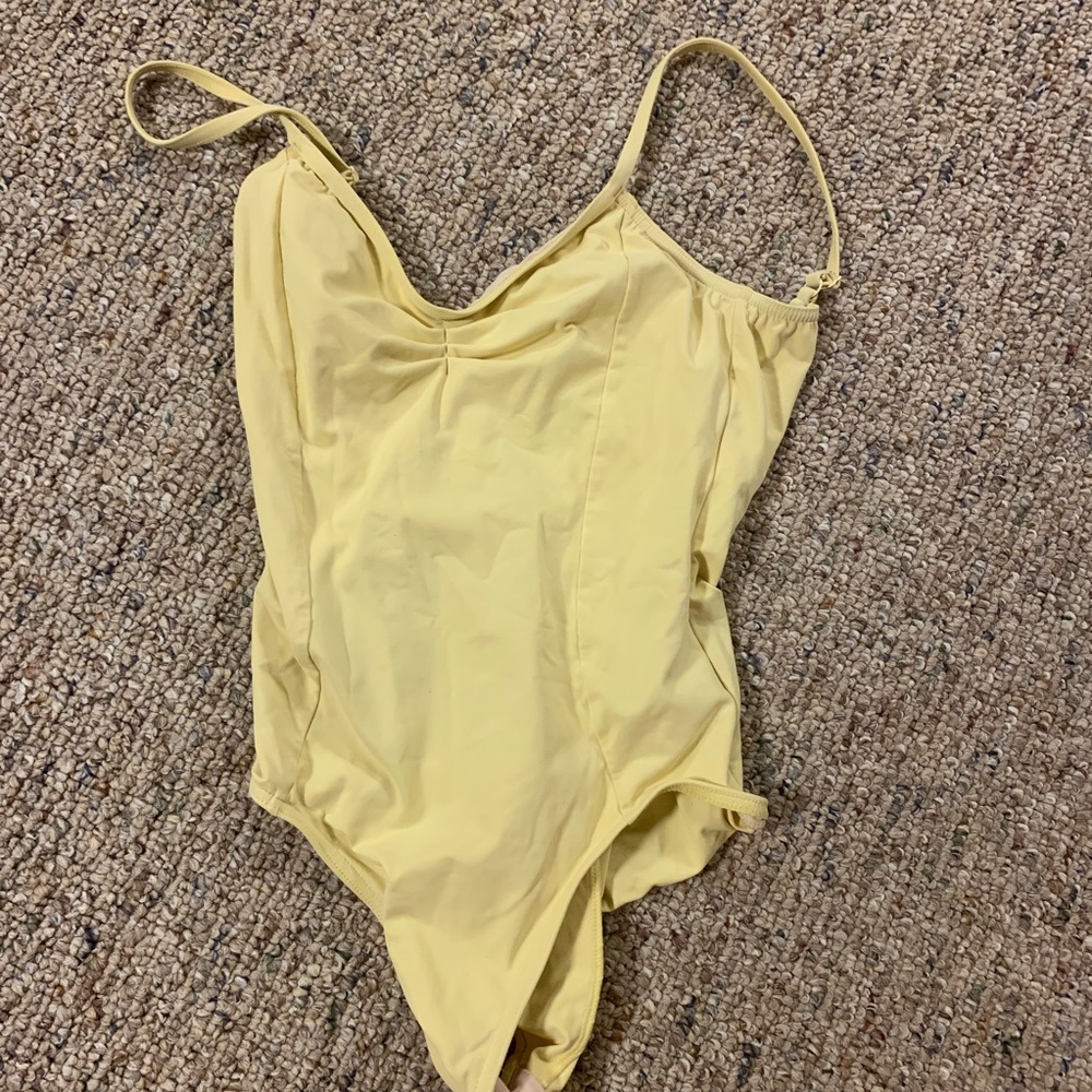 Light yellow ballet leotard